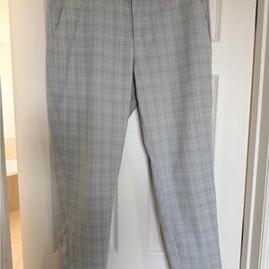 Liverpool Women's Light Gray Checkered Trousers